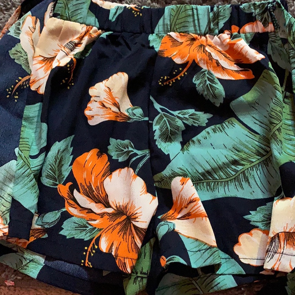 Floral skort